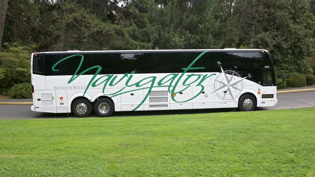 One of NW Navigator's motorcoaches